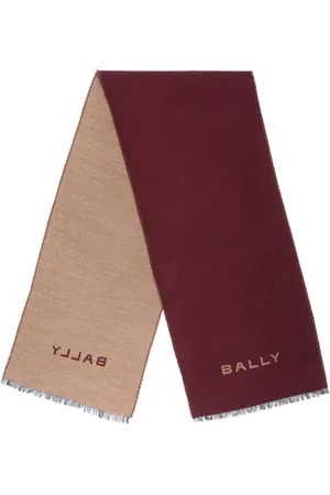 Bally écharpe à logo brodé