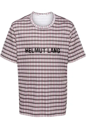 Helmut Lang T-shirt à carreaux