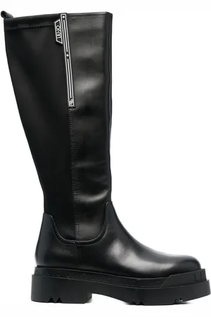 Liu Jo Bottes en cuir à logo embossé