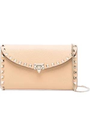 VALENTINO GARAVANI Pochette Rockstud en cuir