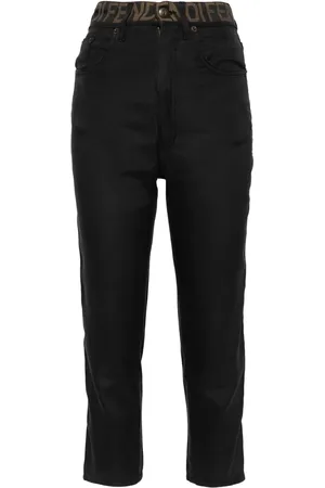 Fendi Pantalon court à taille logo
