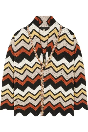 Alanui Cardigan Kaleidoscopic à chevrons