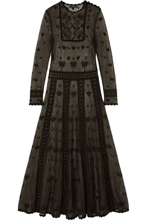 Alanui Robe mi-longue à design brodé