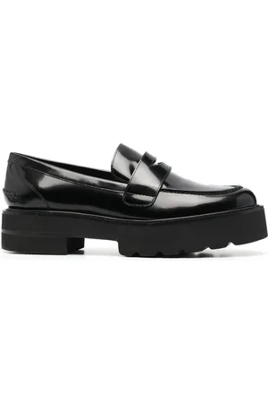 Stuart Weitzman Mocassins en cuir à entaille penny