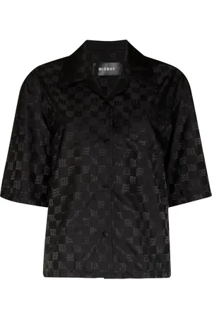 MISBHV Chemise ample à motif monogrammé