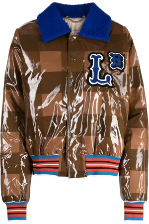 Charles Jeffrey Loverboy Veste bomber à carreaux