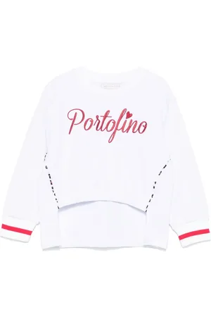 MONNALISA Sweat à motif Portofino brodé