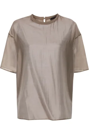Styland T-shirt à effet de transparence