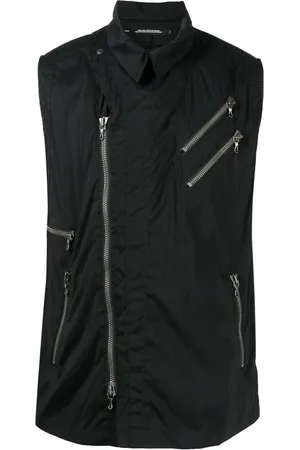 JULIUS Gilet zippé à poches multiples