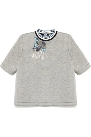 DICE KAYEK T-shirt à ornements en cristal