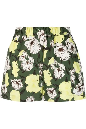 Msgm Short en coton à fleurs