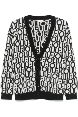 Liu Jo Cardigan à logo en jacquard