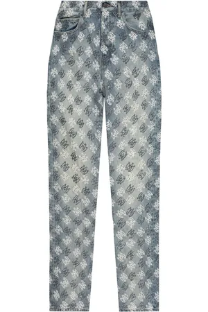 AMIRI Jean à motif MA orné de perles