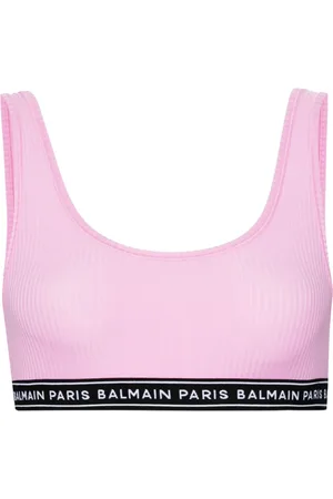Balmain Brassière de sport à bande logo