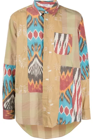 ENGINEERED GARMENTS Chemise mi-longue à design patchwork