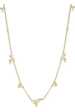 Lark & Berry Collier Veto en 14ct pavé de diamants