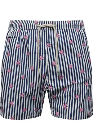 MC2 SAINT BARTH Short de bain à design rayé