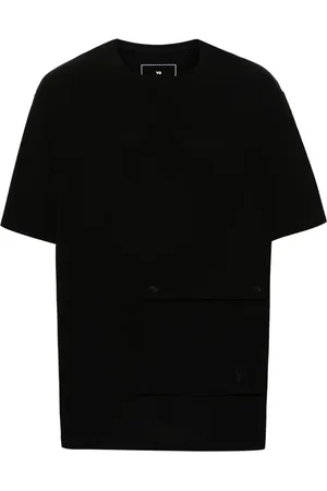 Y-3 T-shirt à logo en caoutchouc
