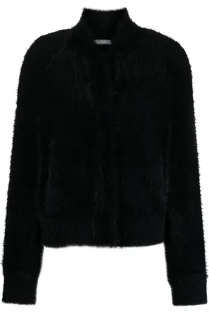 Alberta Ferretti Cardigan à effet brossé