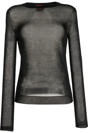 Cashmere In Love Pull en soie Dora à encolure ras du cou