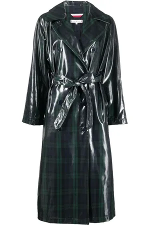 Tommy Hilfiger Trench à motif tartan