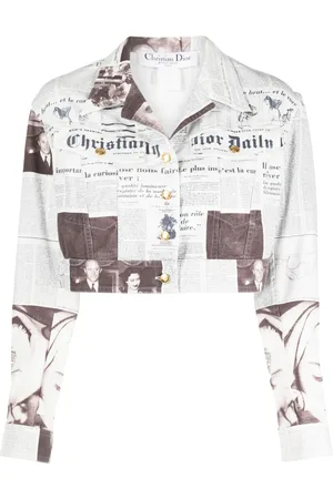 Dior Veste à imprimé graphique (années 1990-2000)