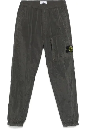 Stone Island Pantalon cargo à patch Compass