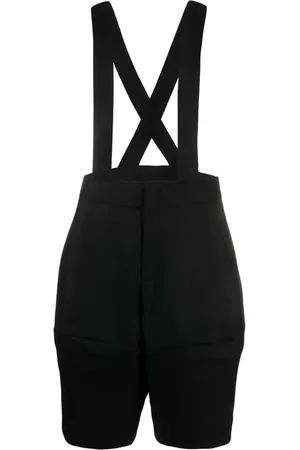 Comme des Garçons Short en laine à bretelles