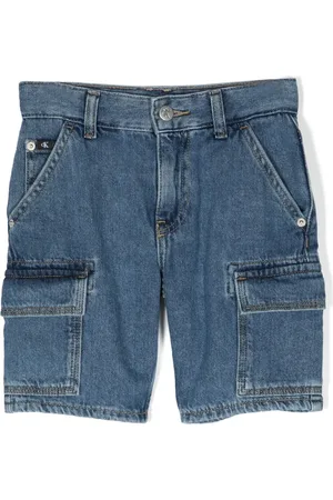 Calvin Klein Short en jean à poches cargo