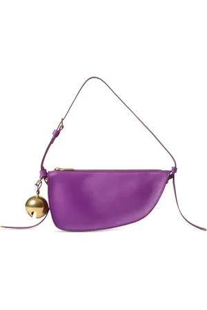 Burberry Sac porté épaule en cuir à logo