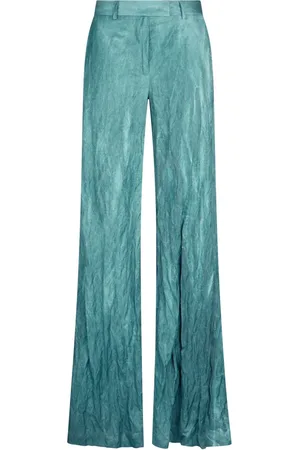 Roberto Cavalli Pantalon à effet plissé