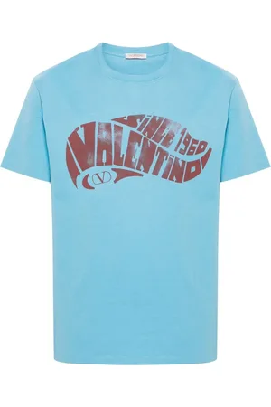 VALENTINO GARAVANI T-shirt en coton à imprimé Surf