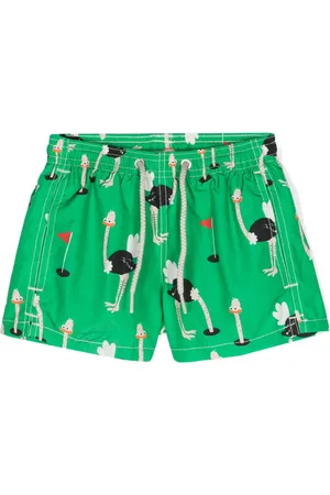 MC2 SAINT BARTH Short de bain à imprimé graphique