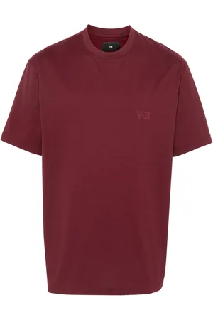 Y-3 T-shirt à logo en caoutchouc