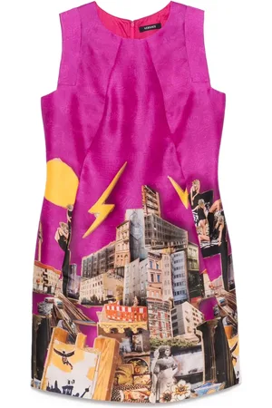 VERSACE Robe courte imprimée (années 2000)