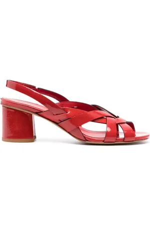 ROBERTO DEL CARLO Sandales Kika 65 mm en cuir verni