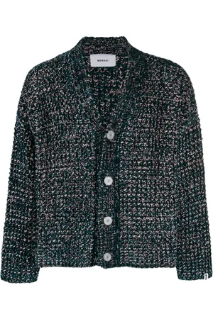 BONSAI Cardigan en maille mouchetée à col v
