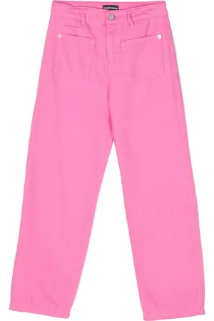 Emporio Armani Jean à logo brodé