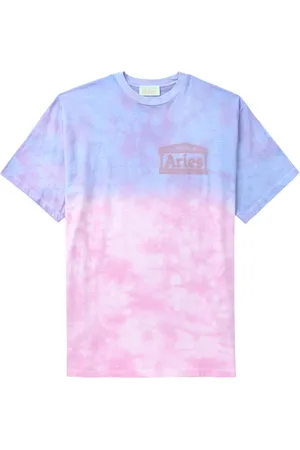 ARIES T-shirt tie-dye à logo imprimé