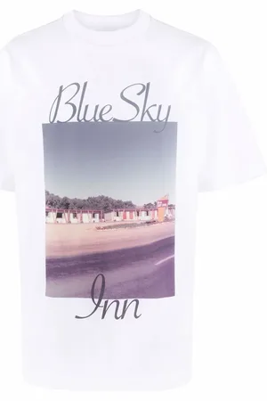 BLUE SKY INN T-shirt à imprimé photographique