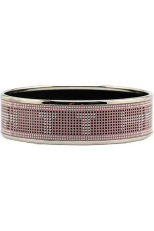 Hermès Bracelet Wide H Dot Enamel Bangle 65 20e siècle