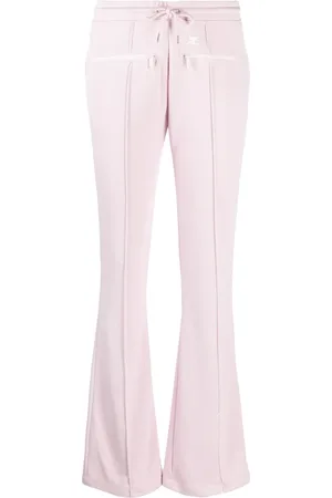 Courrèges Pantalon Interlock à coupe évasée