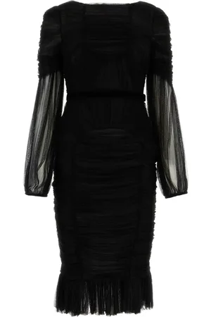 Tom Ford Robe mi-longue à effet de transparence