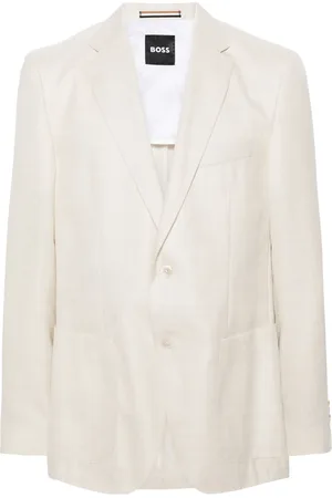 HUGO BOSS Blazer à revers crantés