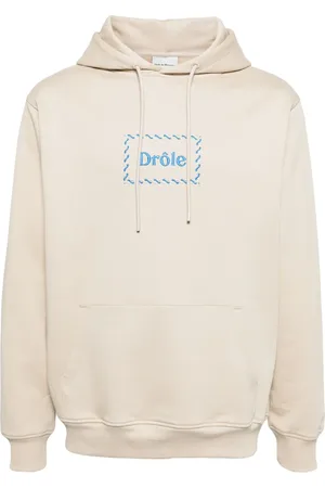 Drôle de Monsieur Hoodie en coton à logo brodé