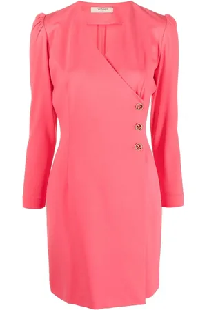Twin-Set Robe portefeuille à manches longues