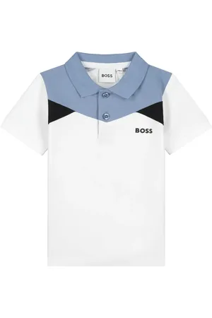 HUGO BOSS Polo imprimé à manches longues