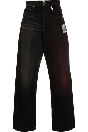 Maison Mihara Yasuhiro Jean W-Combined à coupe droite