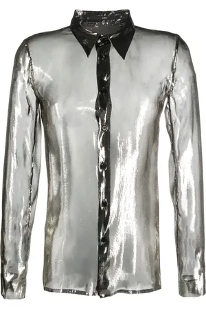 SAPIO Chemise à effet lamé