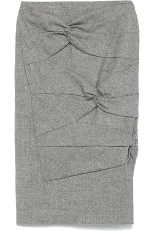 Dior Jupe à détail torsadé (années 1990)